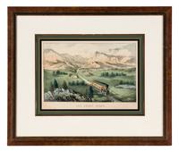 [AMERICANA - CURRIER & IVES]. A group of 7 small format lithographs, comprising: