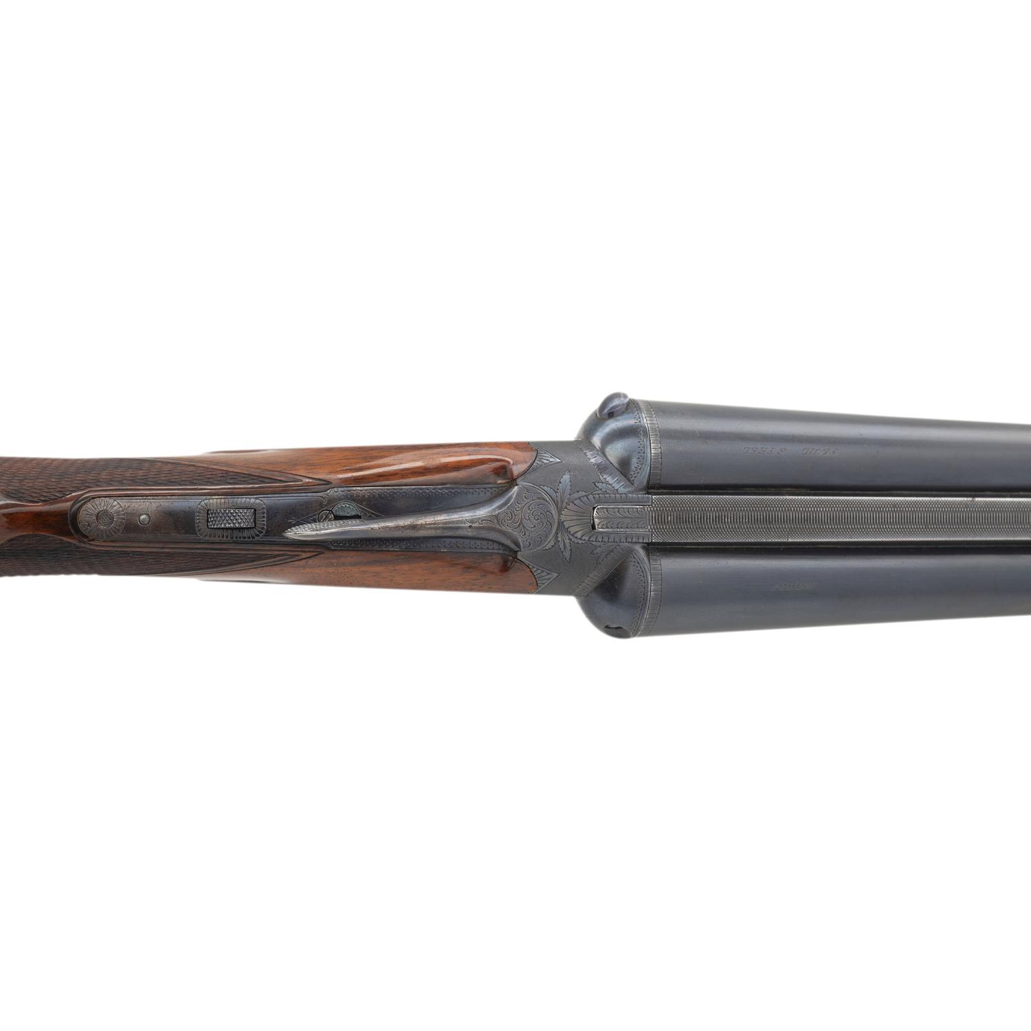**High Quality B-Grade D.M. Lefever Crossbolt SxS Shotgun with Krupp Barrels