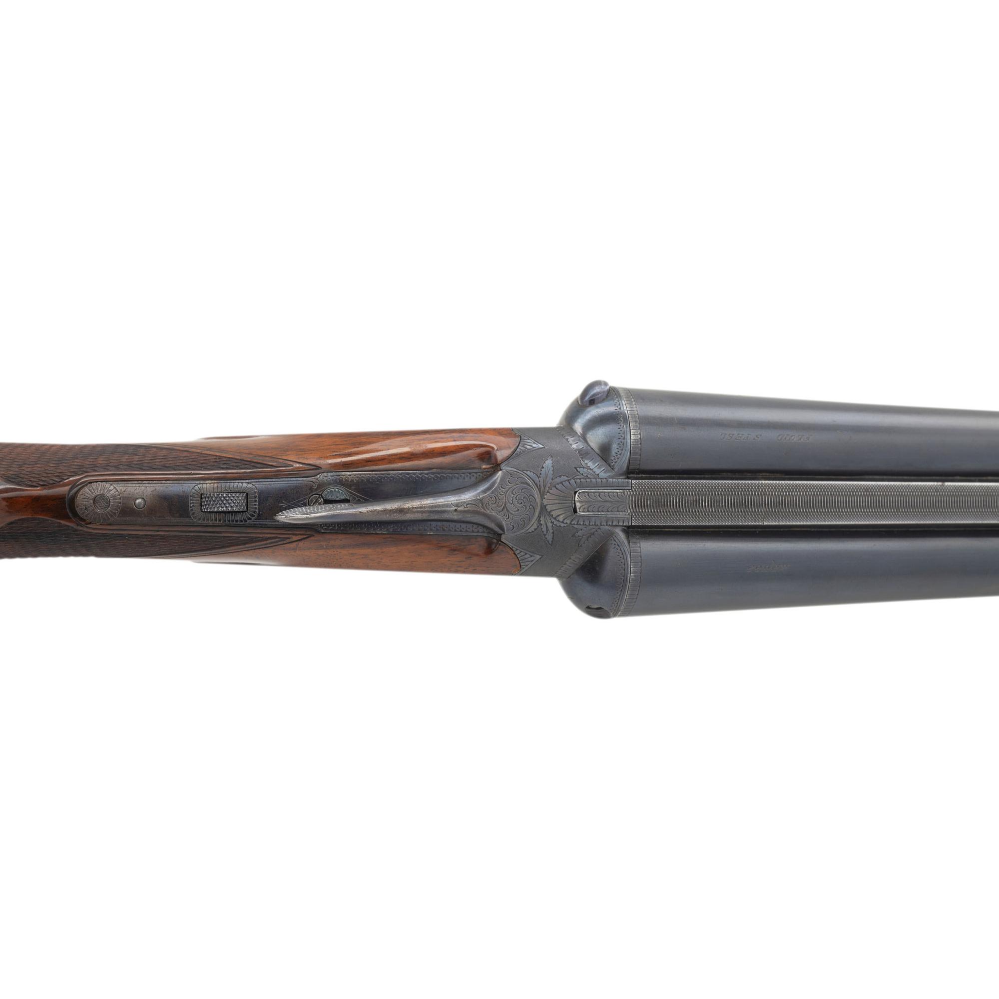 **High Quality B-Grade D.M. Lefever Crossbolt SxS Shotgun with Krupp Barrels