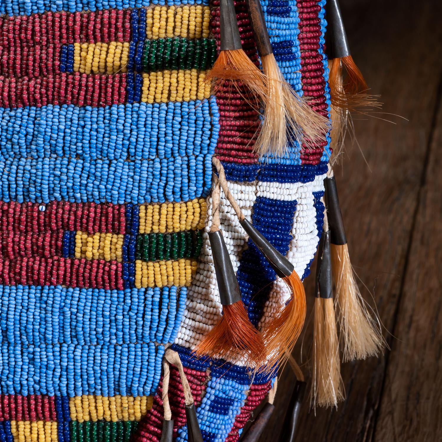 Cheyenne Beaded Hide Possible Bags, Matched Pair