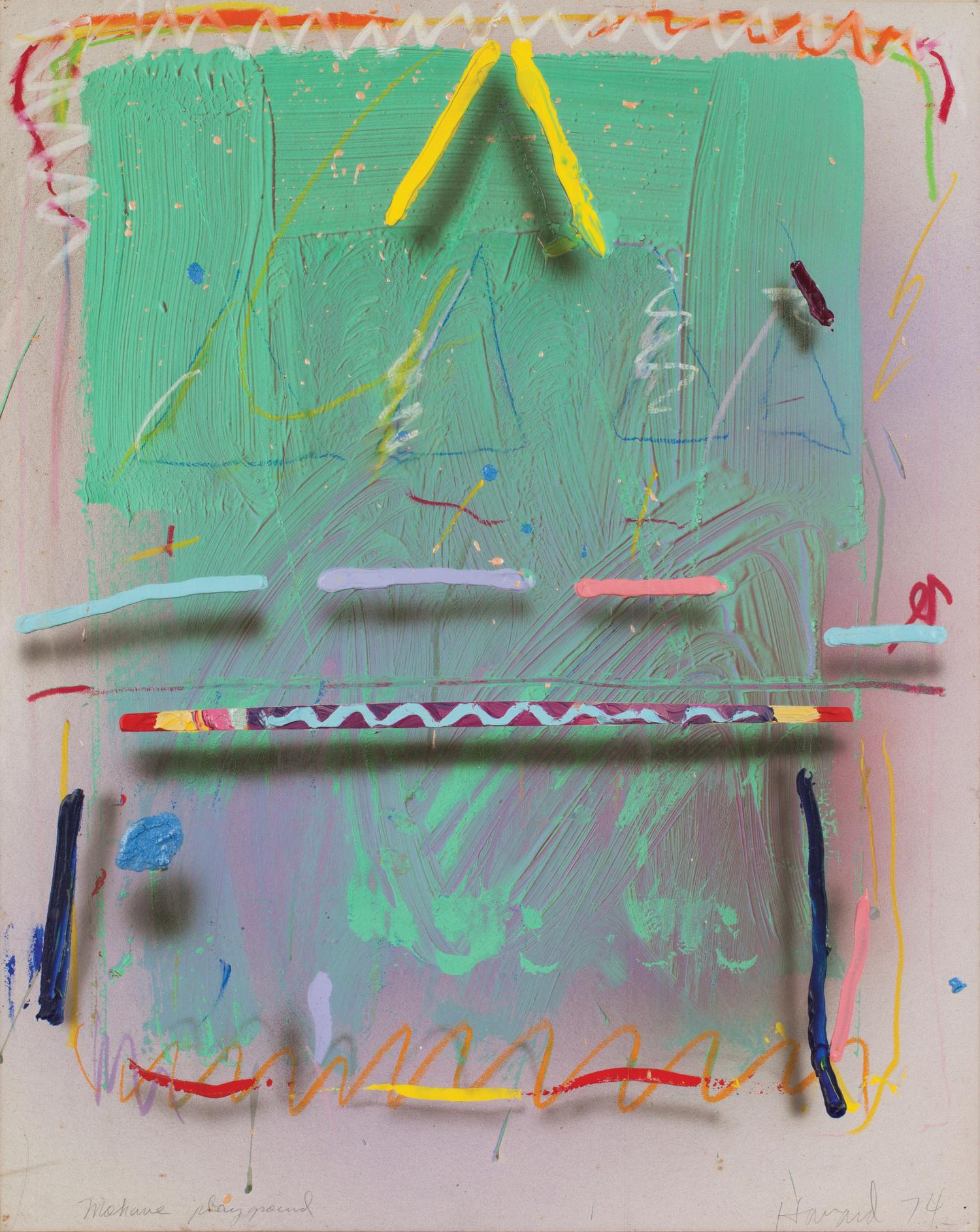 James Havard, (American, b. 1937), Mohave Playground, 1974