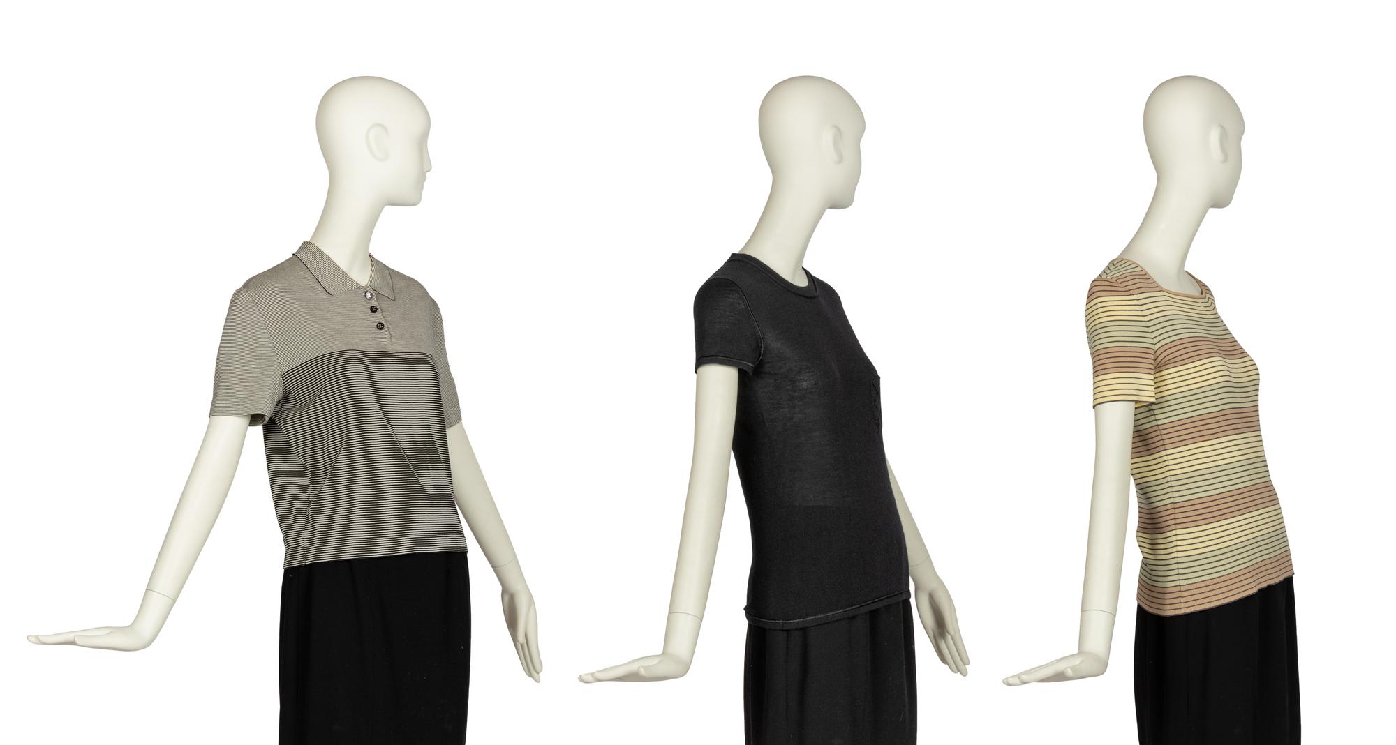 Three Chanel Knit Tops, 1997-2010s