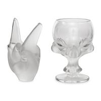 Two Lalique Table Articles