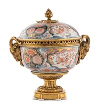 A Gilt Bronze Mounted Japanese Imari Porcelain Bowl