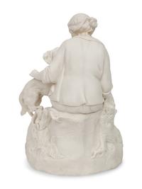 An English Parian Figural Group