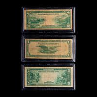 A Group of Three Large-Size Notes