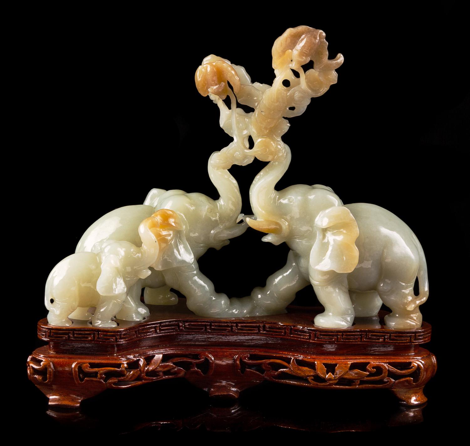 Two Chinese Jade Carvings