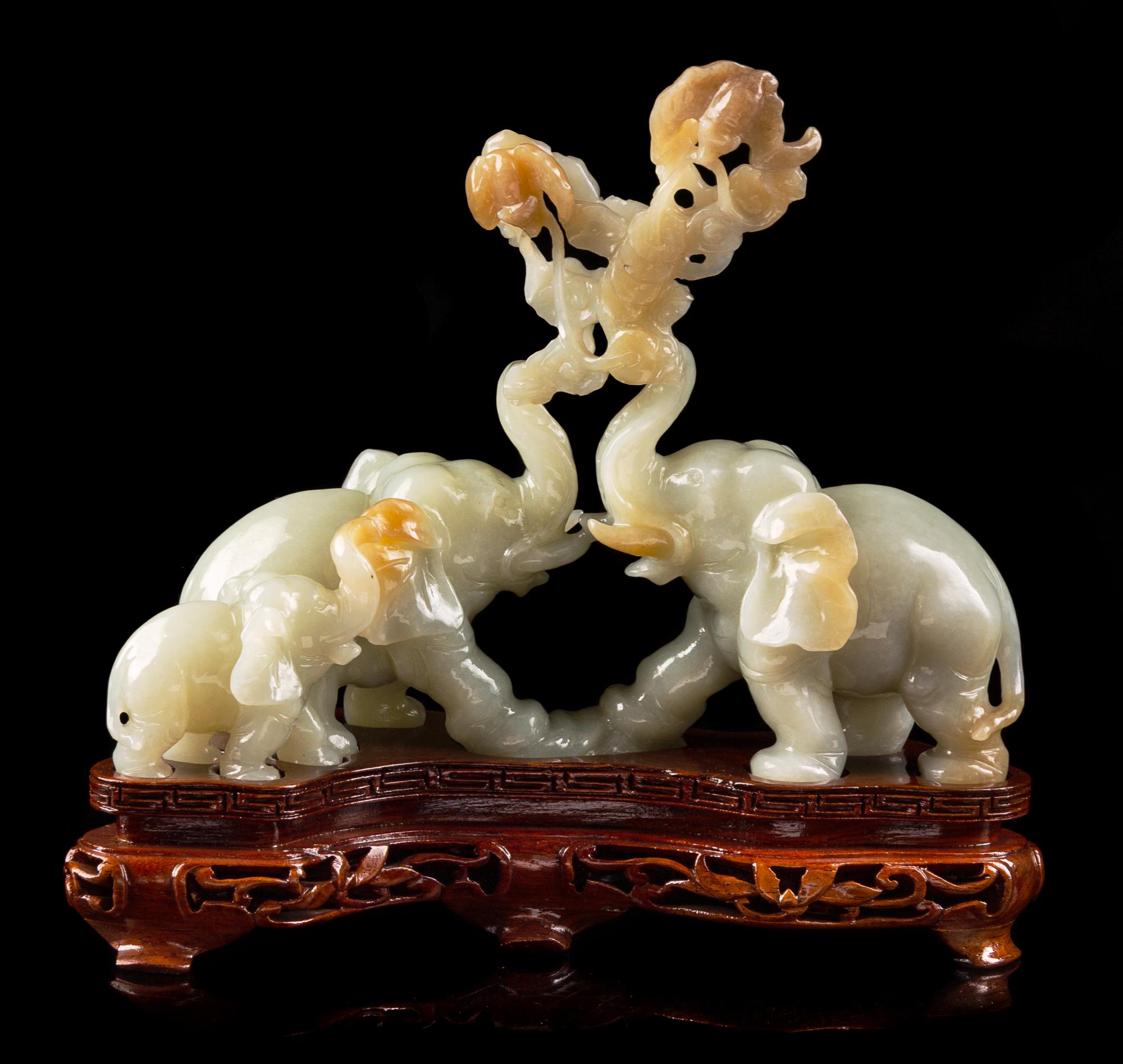Two Chinese Jade Carvings