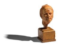 An Etruscan Terracotta Head of a Man