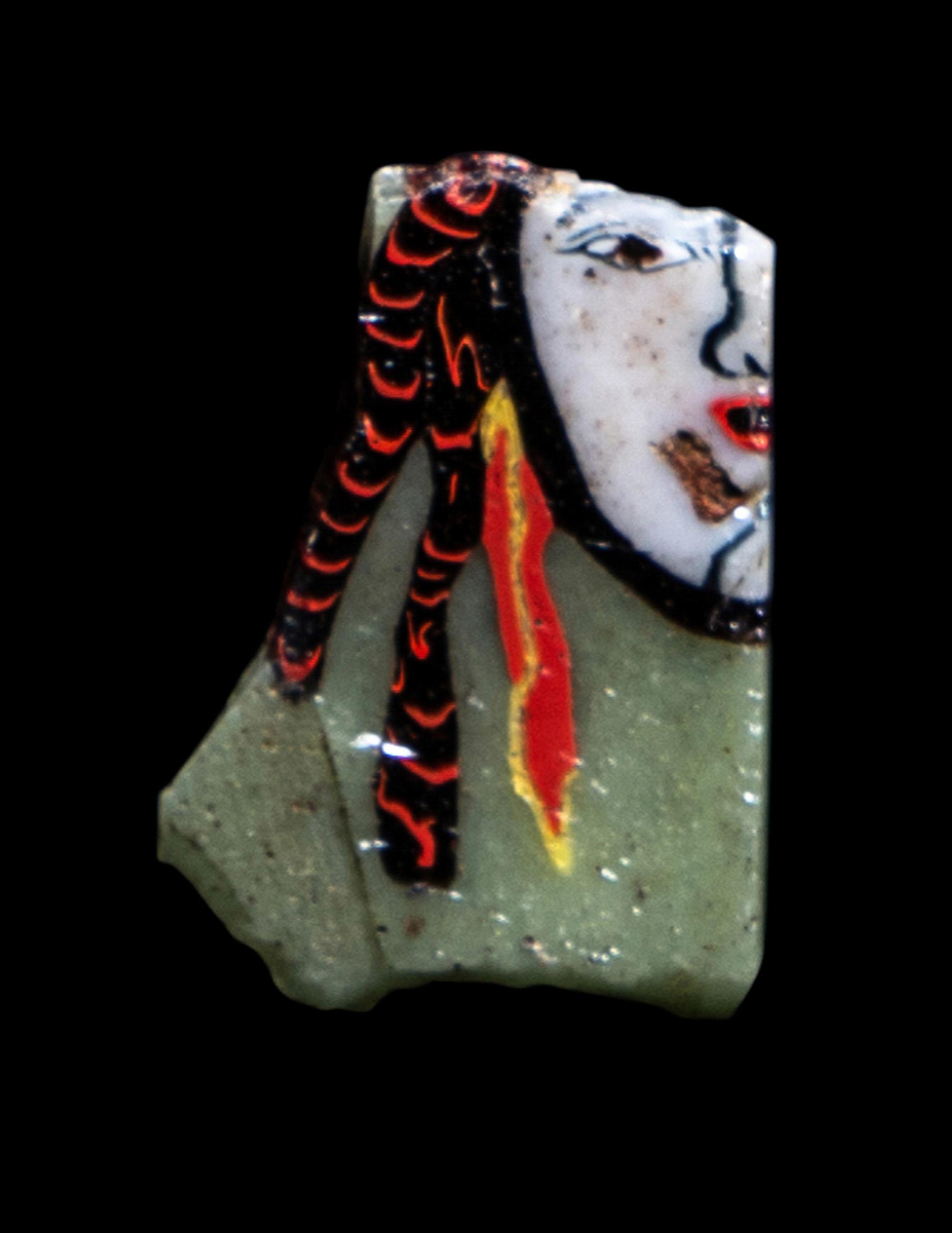 An Romano-Egyptian Mosaic Glass Inlay Fragment