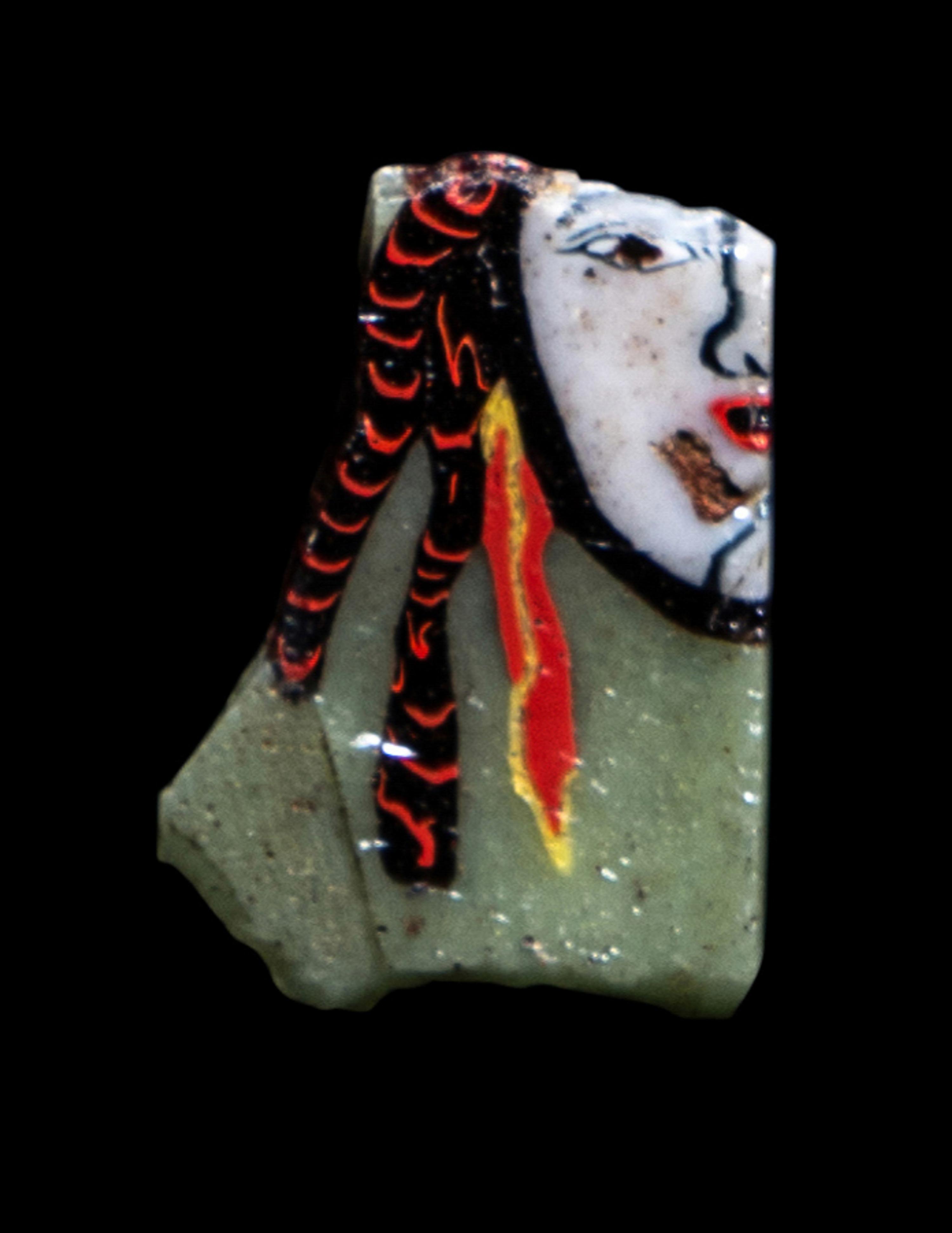 An Romano-Egyptian Mosaic Glass Inlay Fragment