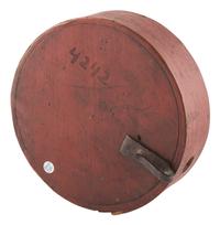 [MILITARIA]. A group of 2 painted cheesebox canteens, ca 1810-1830.