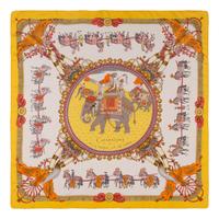 Three Silk Scarves by Hermès and Chanel
