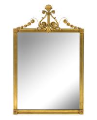 An Adam Style Giltwood Mirror Height 41 1/2 inches. — 20TH CENTURY