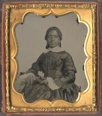 [Ambrotype] Elegant Portrait of an African American Woman