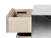 A Pair of Bernhardt Mirrored Side Tables