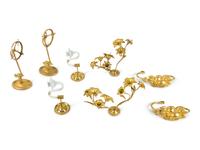 Three Pairs of Gilt Metal Sconces