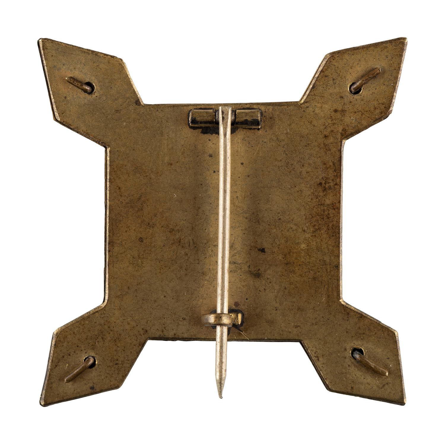 [CIVIL WAR]. Frame style 2nd Division, X Army Corps badge.