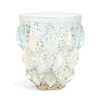 Rene Lalique, (French, 1860-1945), Rampillion vase, c.1927