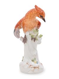 A Meissen Porcelain Bird Figure