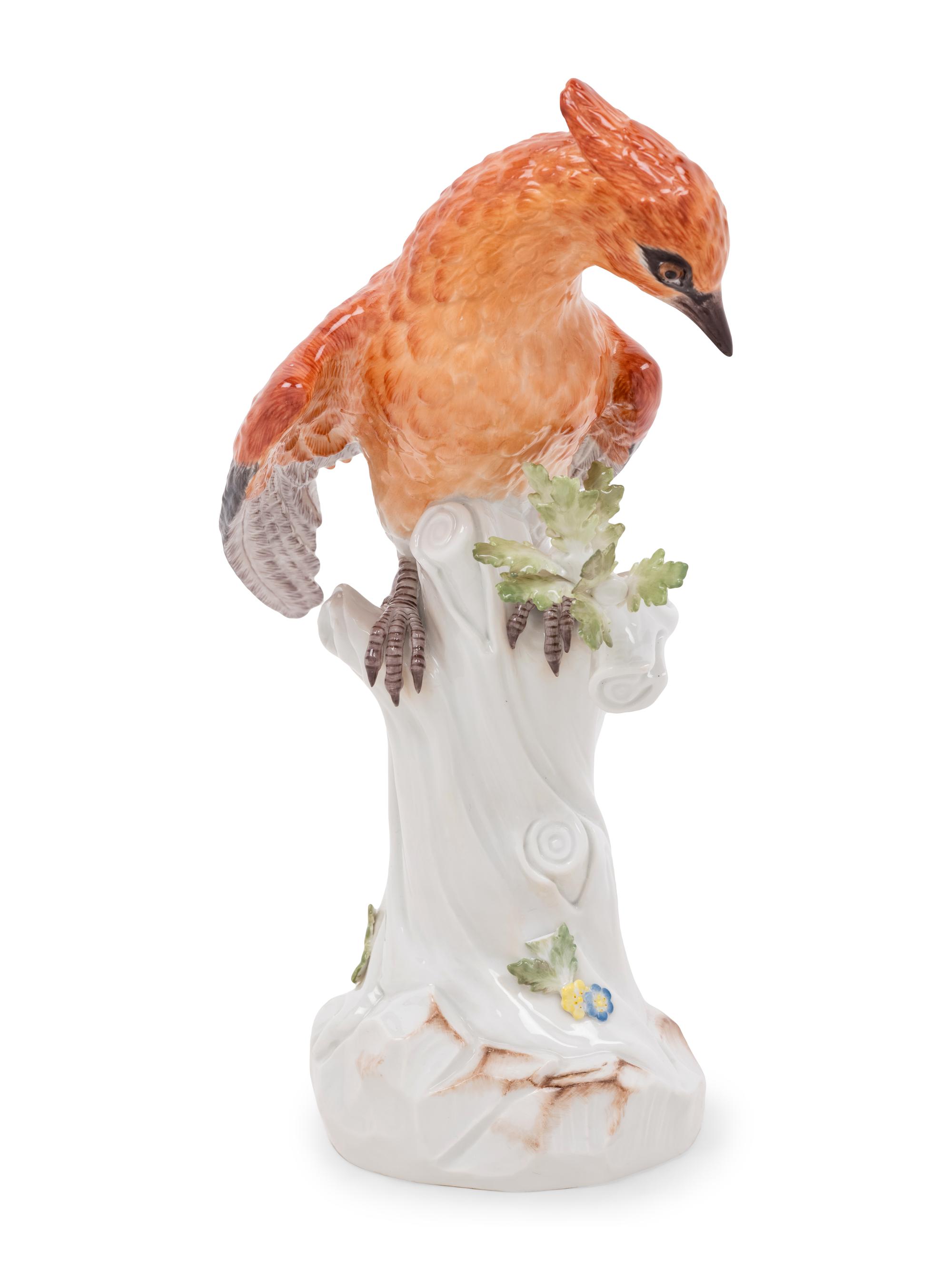 A Meissen Porcelain Bird Figure