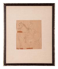 Four Indian Miniature Drawings