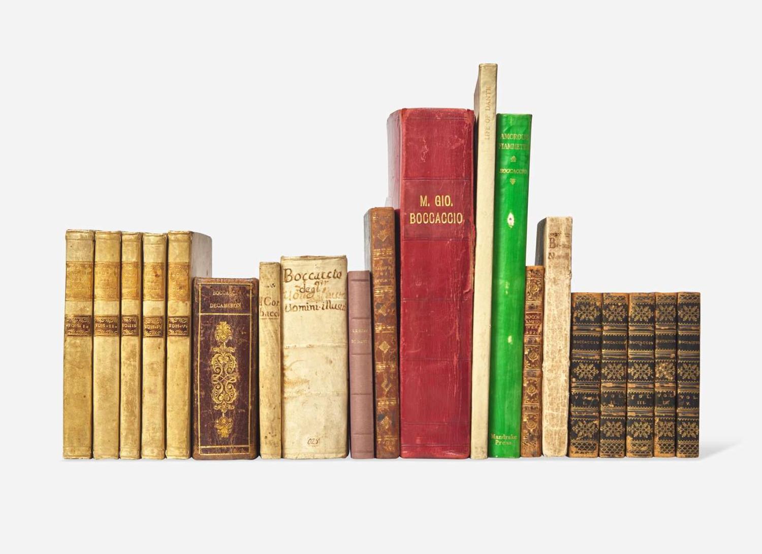 [Literature] Boccaccio, Giovanni: Group of 12 Works