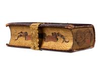 [FORE-EDGE PAINTING] -- A group of 6 religious works in 3 volumes with FORE-EDGE PAINTINGS, comprising:
