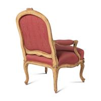 A Louis XV Style Painted Fauteuil