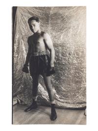 [PHOTOGRAPHY]. VAN VECHTEN, Carl (1880-1964), photographer. Real photo postcard of Henry Armstrong. 1937.