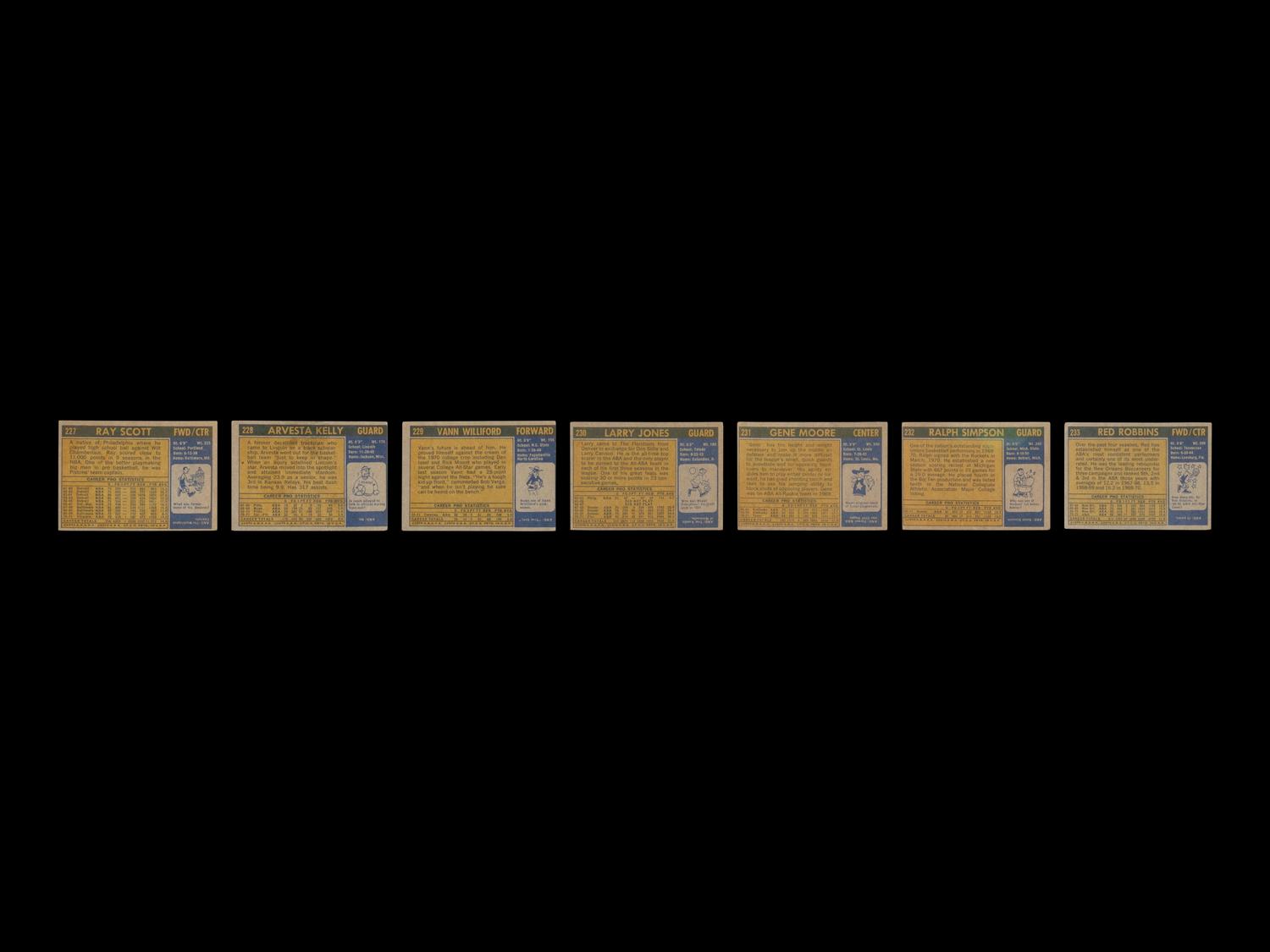 A Near Set of 1971-72 Topps Basketball Cards