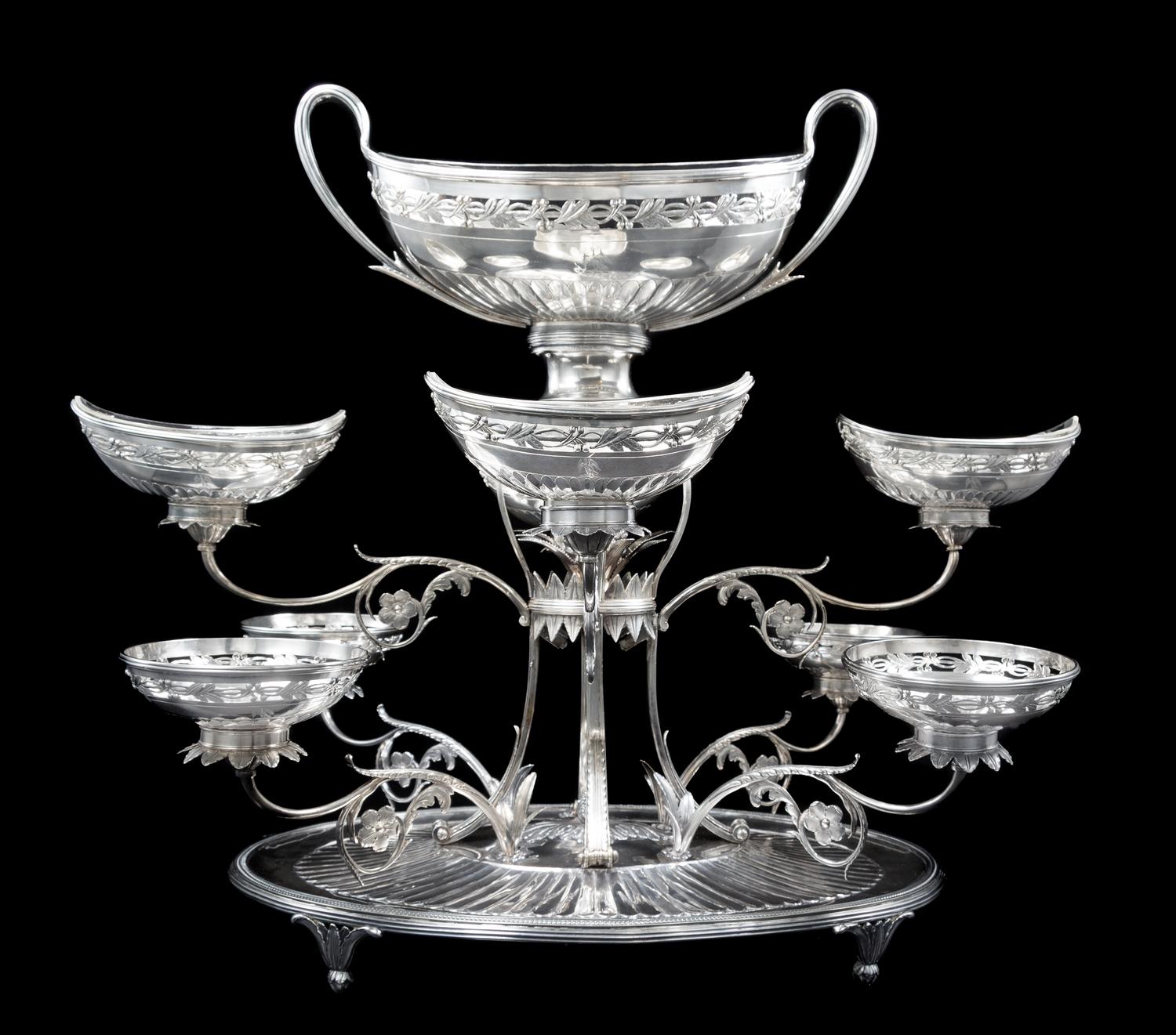 A George III Silver Epergne by Thomas Pitts