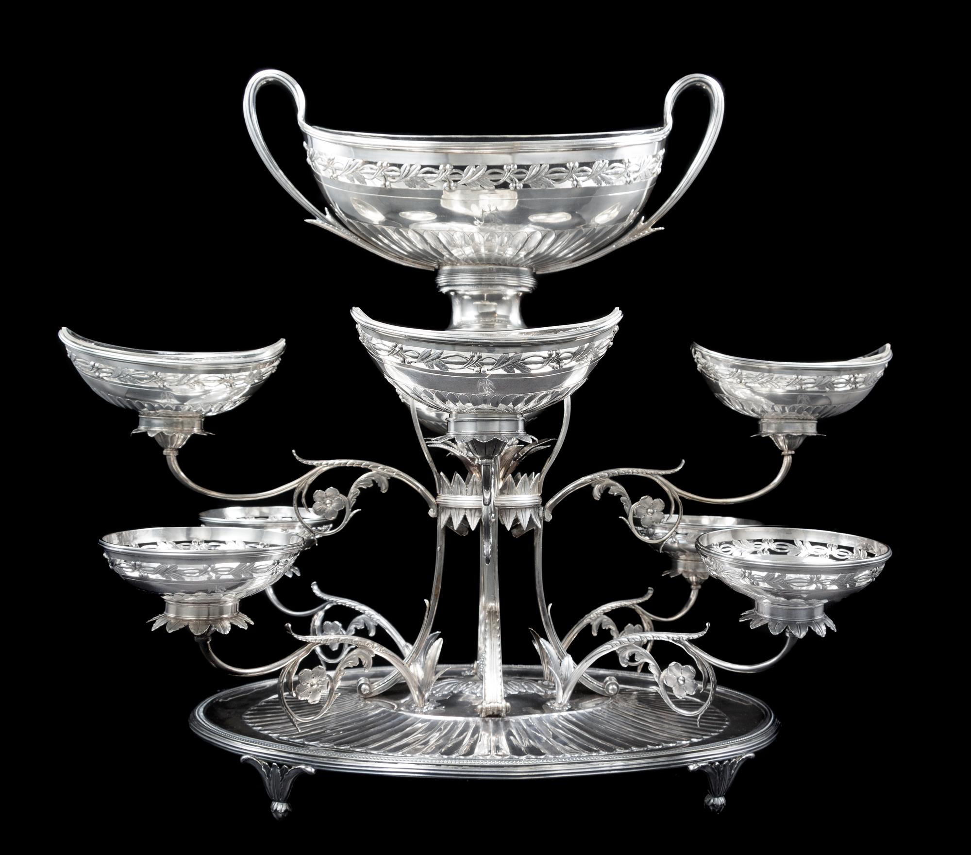 A George III Silver Epergne by Thomas Pitts