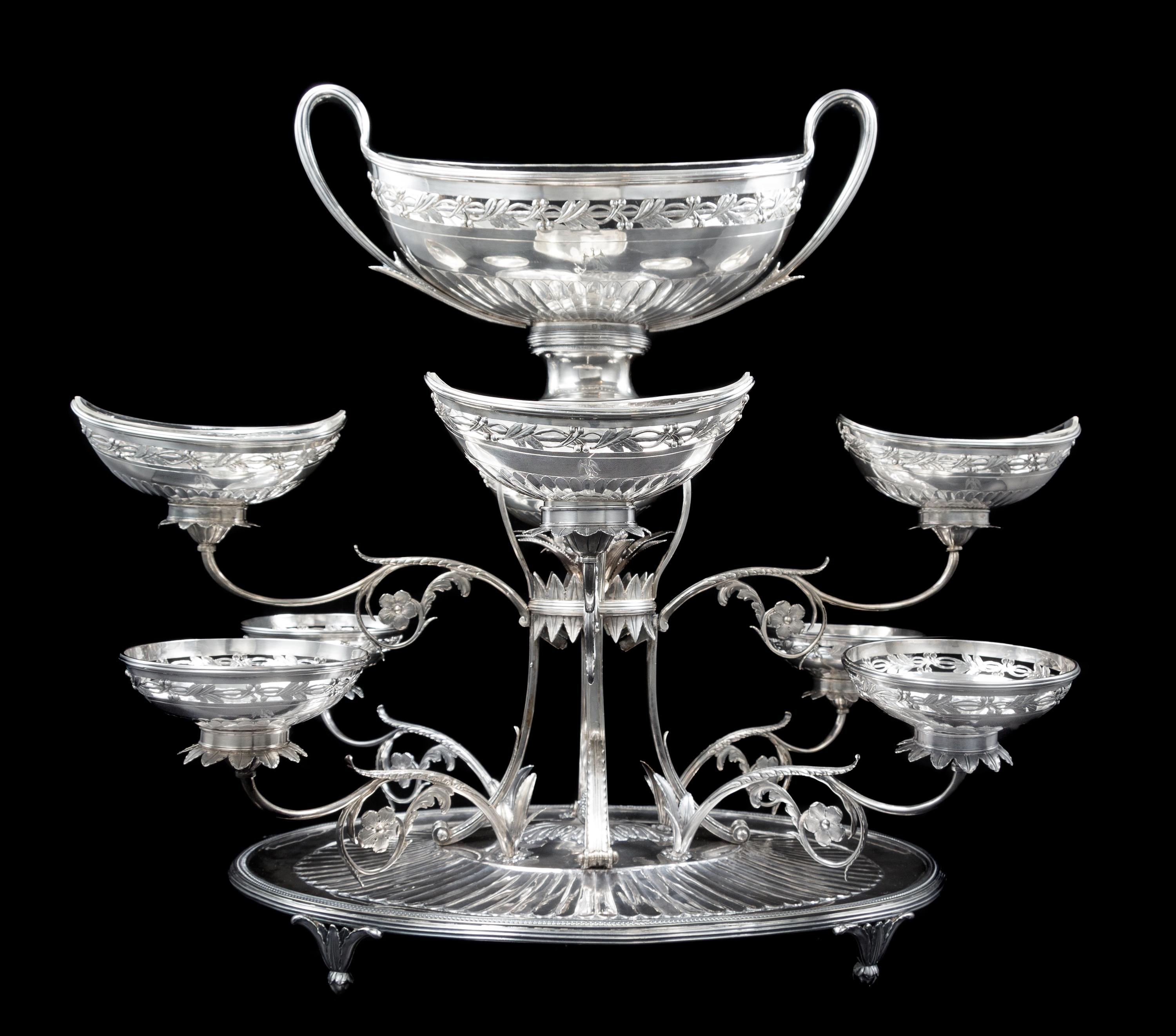 A George III Silver Epergne by Thomas Pitts