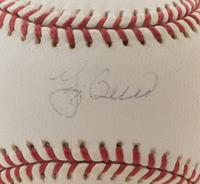 A Group of Yogi Berra Signed Autograph Items (Beckett Authentication Services, Steiner),