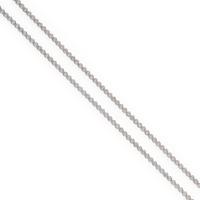 Diamond and White Gold Line Necklace