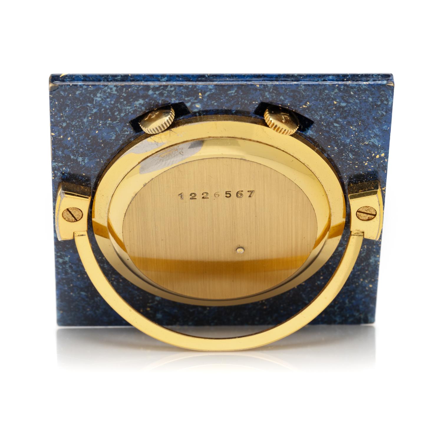 JAEGER-LECOULTRE, 'MEMOVOX' TRAVEL ALARM CLOCK WITH DATE