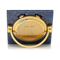 JAEGER-LECOULTRE, 'MEMOVOX' TRAVEL ALARM CLOCK WITH DATE