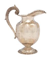 A Silver Water Pitcher