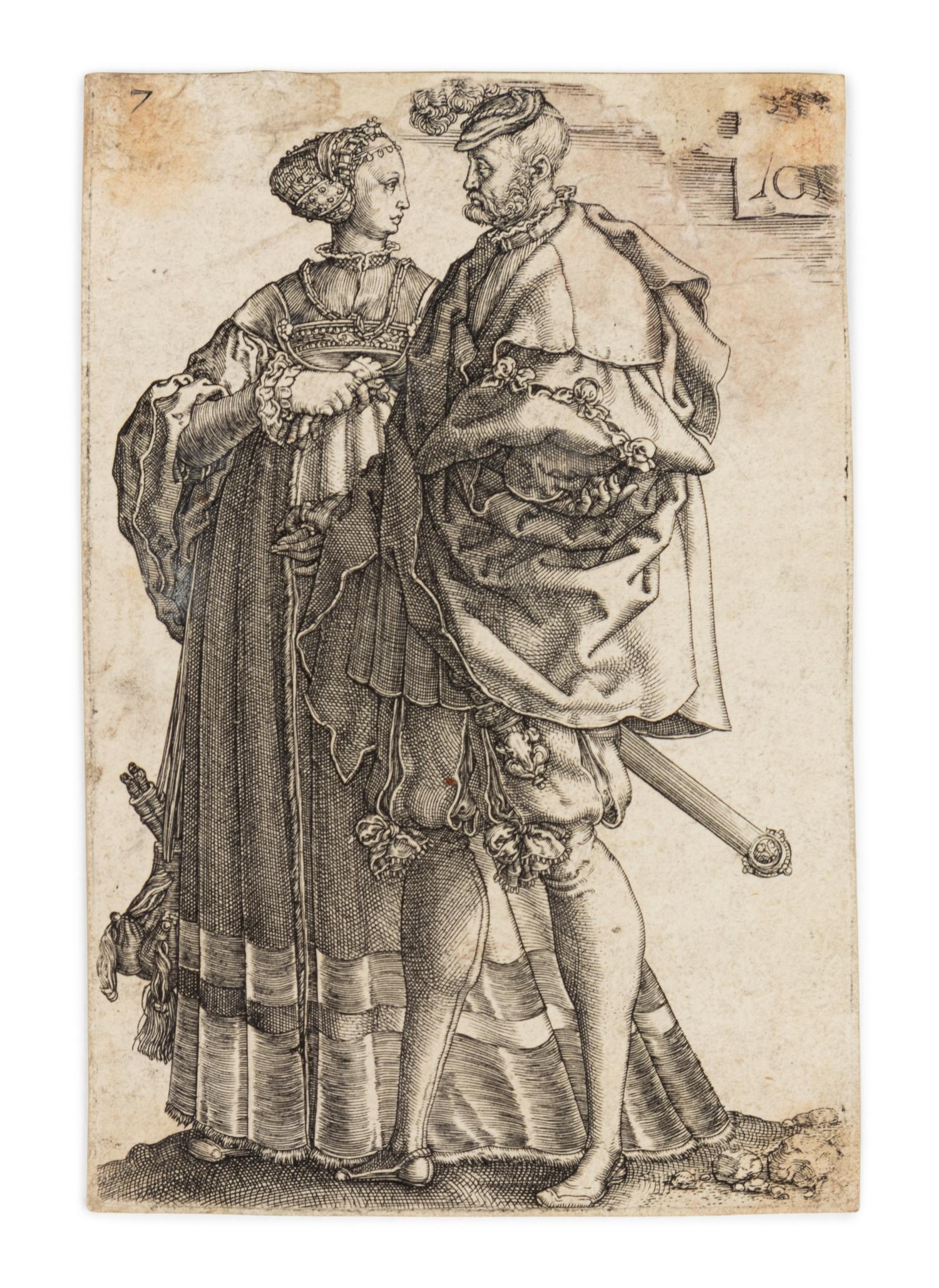 Wedding Dancers (four plates, various sizes)