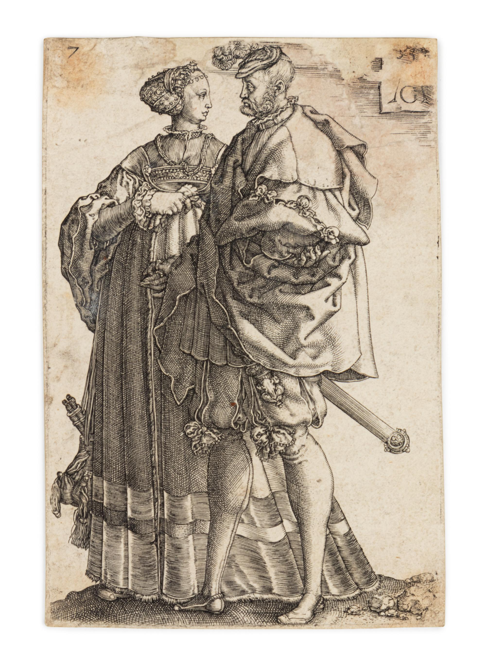 Wedding Dancers (four plates, various sizes)
