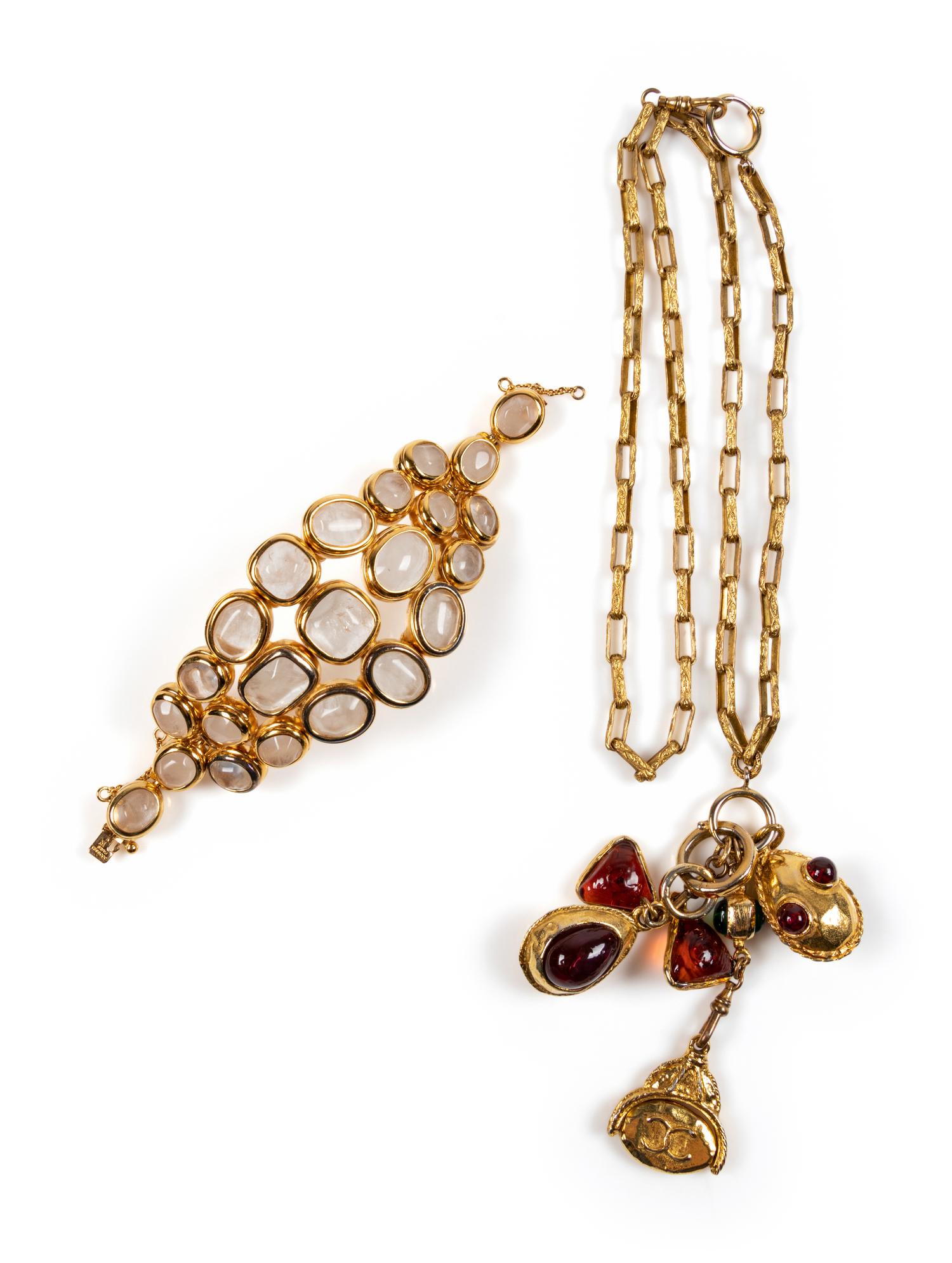 Goossens Paris Bracelet and Chanel Necklace