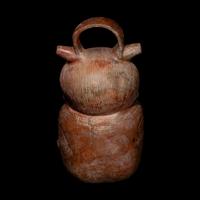 A Calima Redware Anthropomorphic Alcarraza
