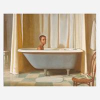 Bo Bartlett (American, B. 1955) Thinking, Wonder, Tub, Baptism, Heir
