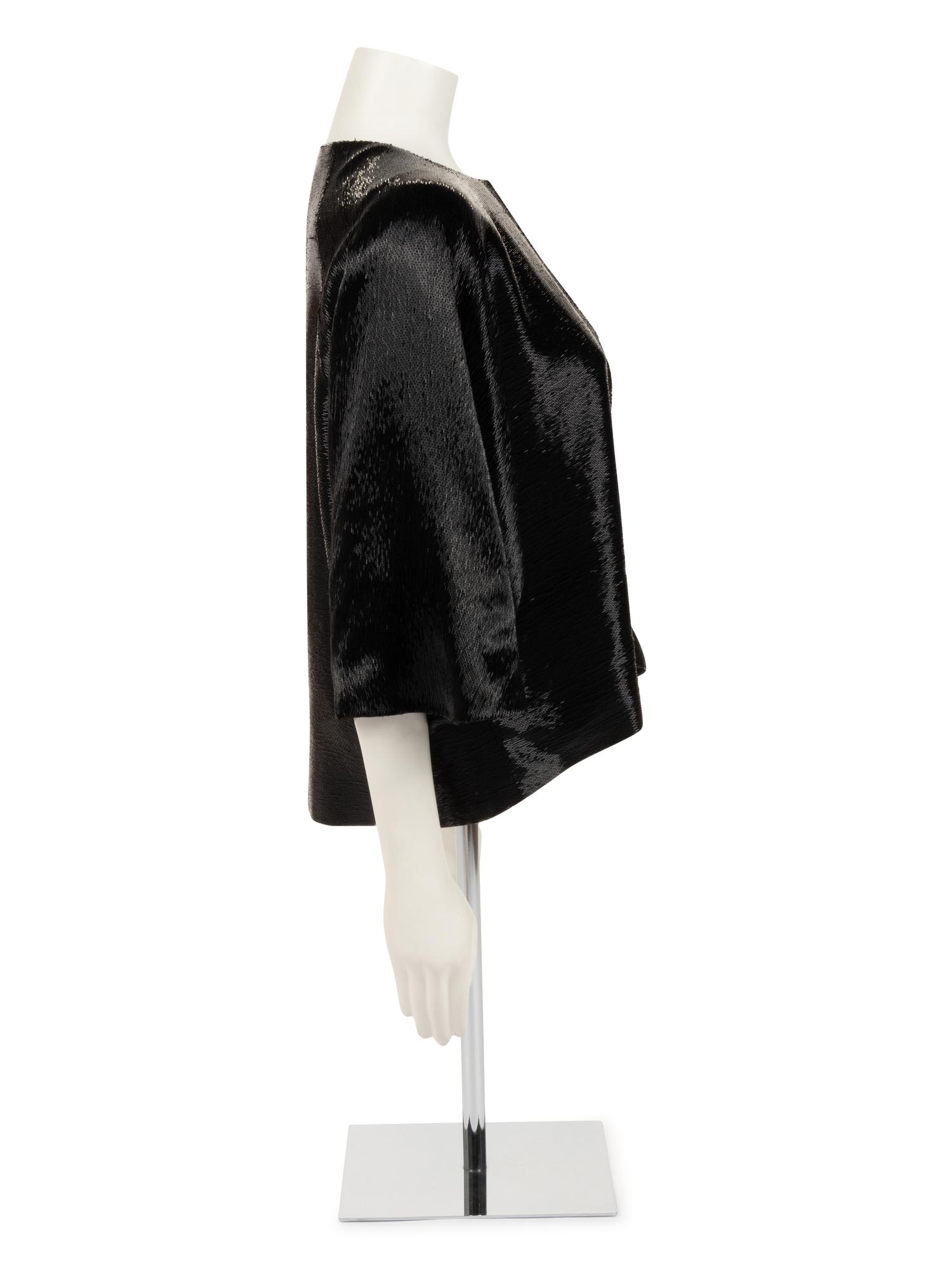 Chado Ralph Rucci Glass Bead Embellished Crop Jacket, c.2010