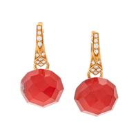 Stephen Webster, Rock Crystal, Diamond, and Yellow Gold 'Crystal Haze' Earrings