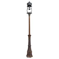 A Lamp Post from the World's Columbian Exposition 25" W x 25" D x 255" H — United States, Circa 1893