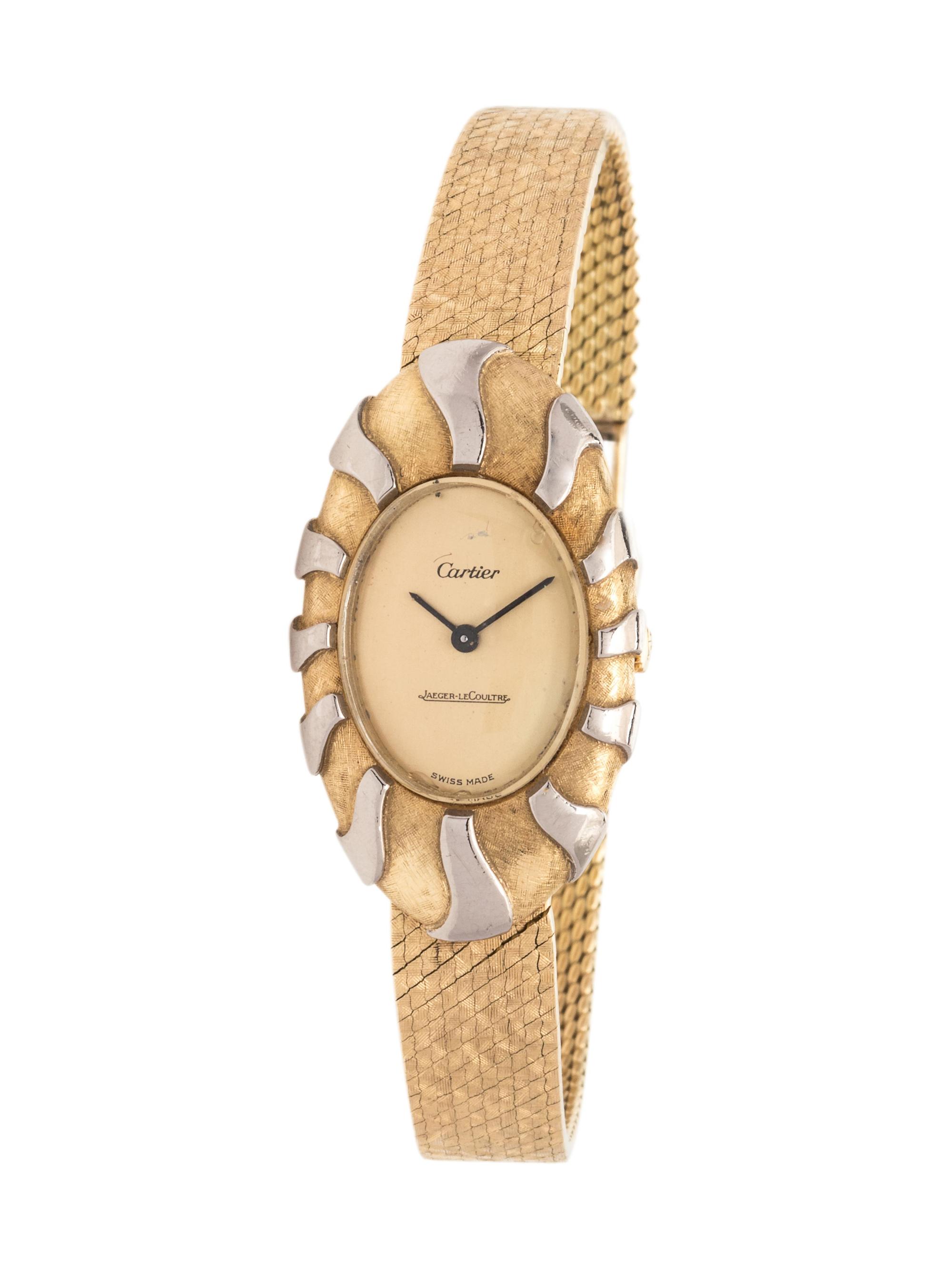 Cartier, Jaeger LeCoultre, Gold Wristwatch