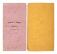 [NATIVE AMERICANS]. FLANDERS & PENELON, photographers. A group of 2 stereoviews of Native American subjects taken at Verde and San Carlos Reservations. Arizona: [Spring-Summer 1874].