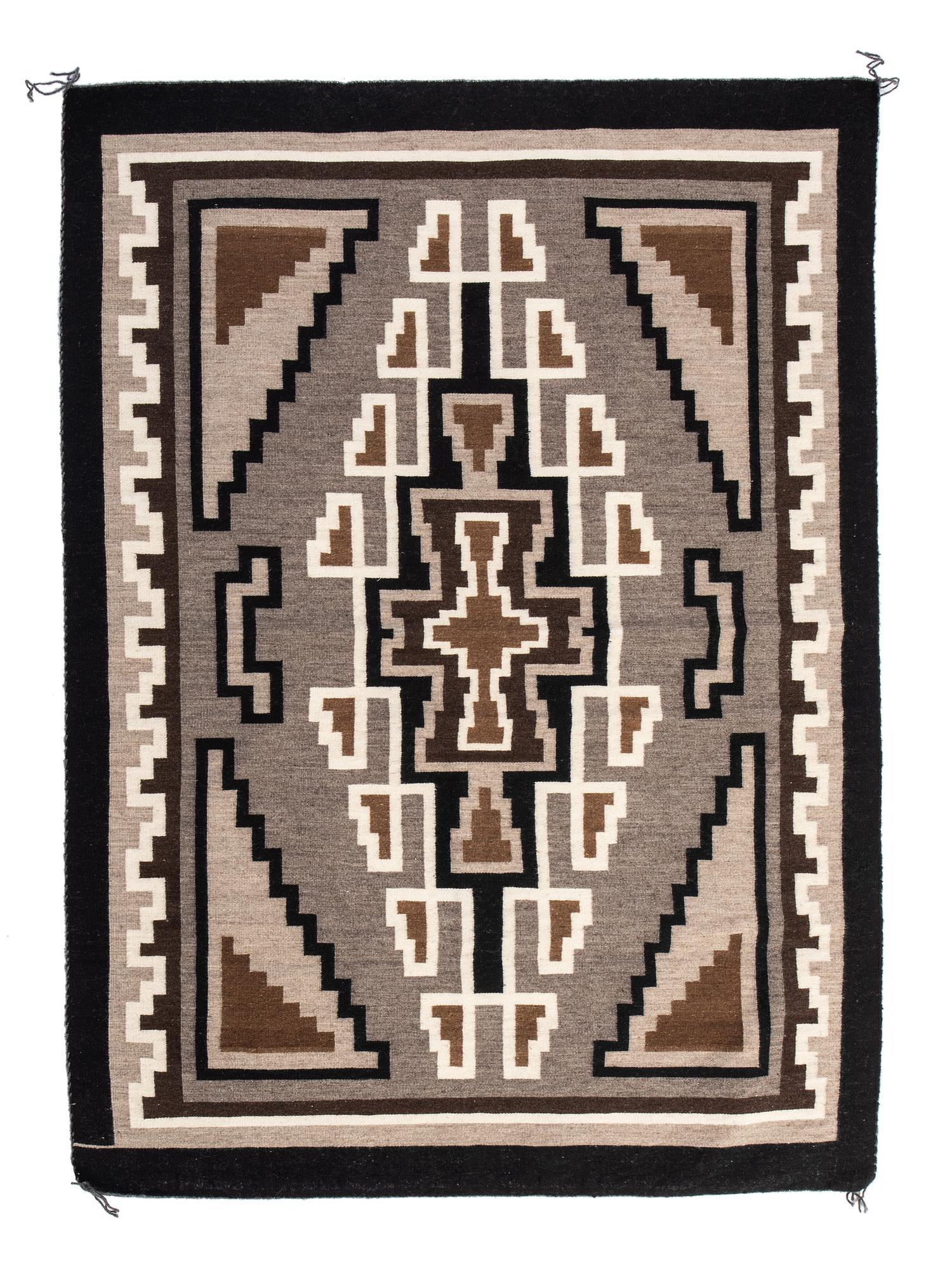 Navajo Two Grey Hills Tapestry Weaving